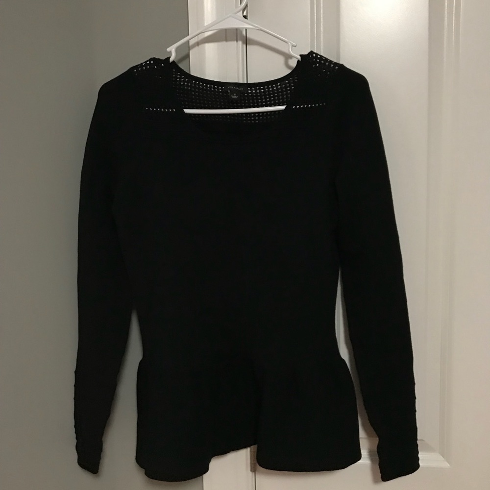 ann taylor peplum sweater